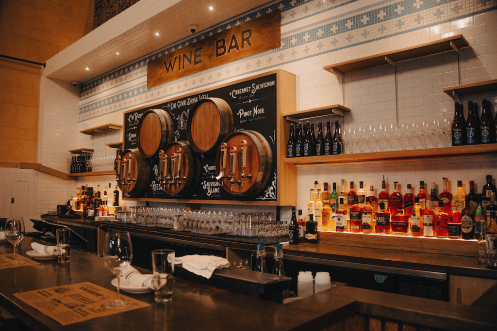Wine bar experience